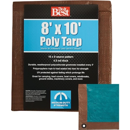 All-Source Medium Duty Tarp, Brown 764345